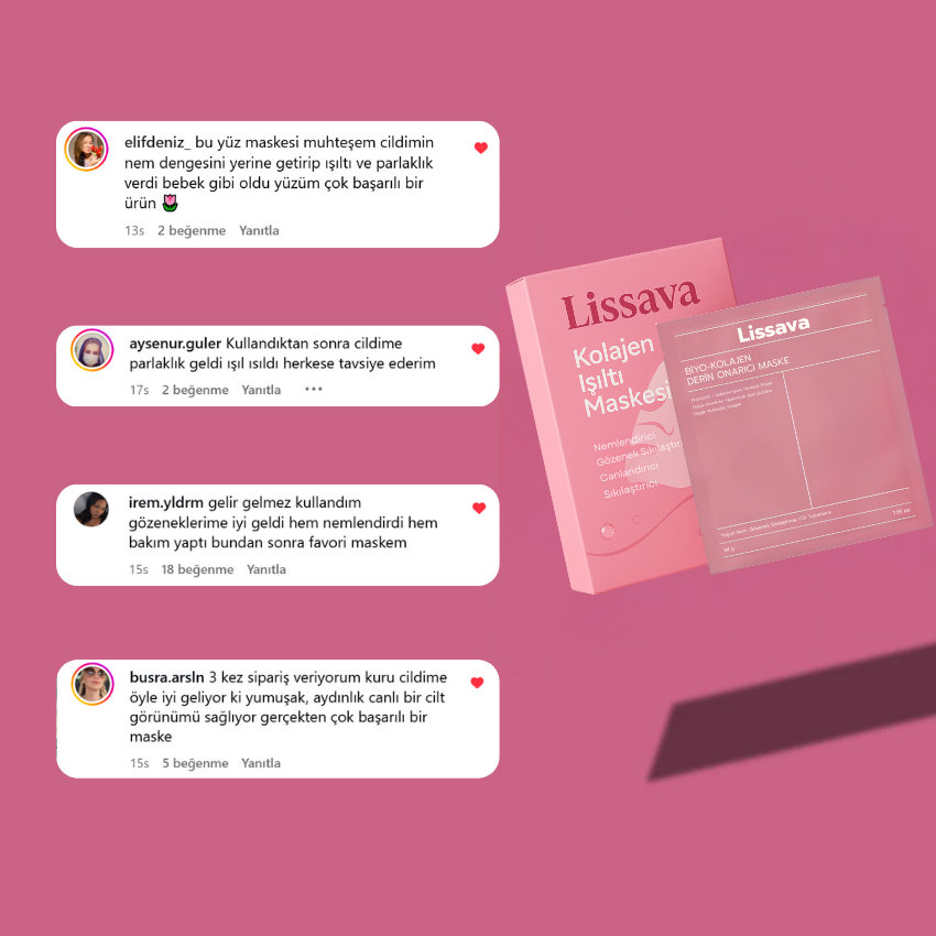Lissava | Kırışıklık Karşıtı Işıltı Maskesi