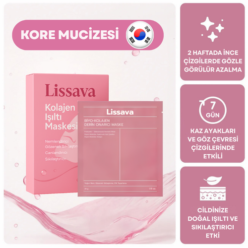 Lissava | Kırışıklık Karşıtı Işıltı Maskesi